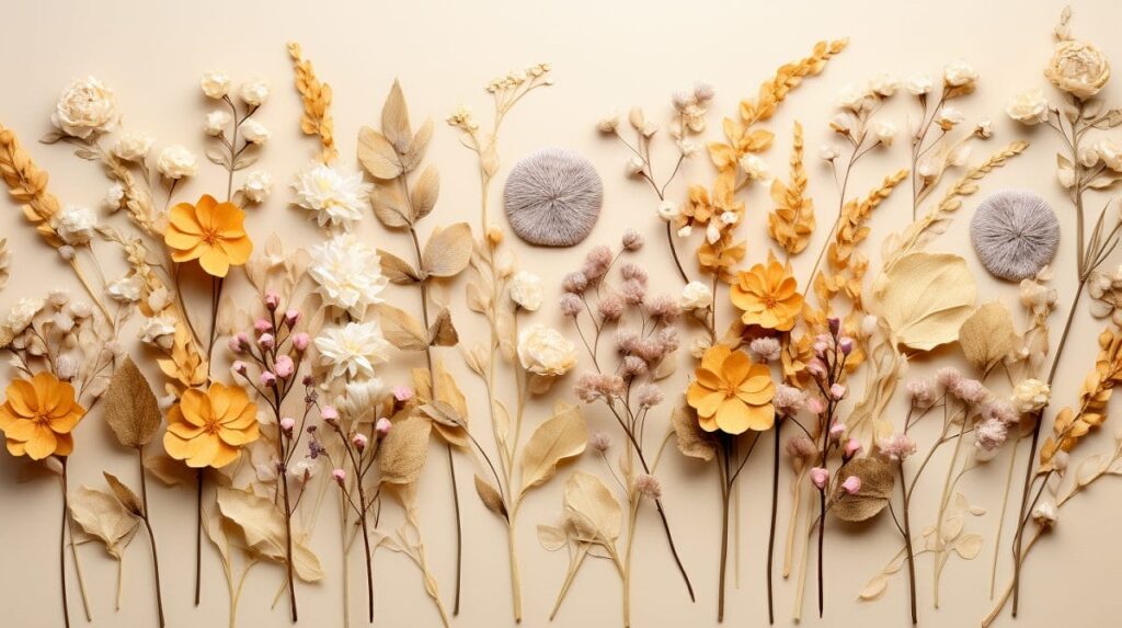 tørrede blomster